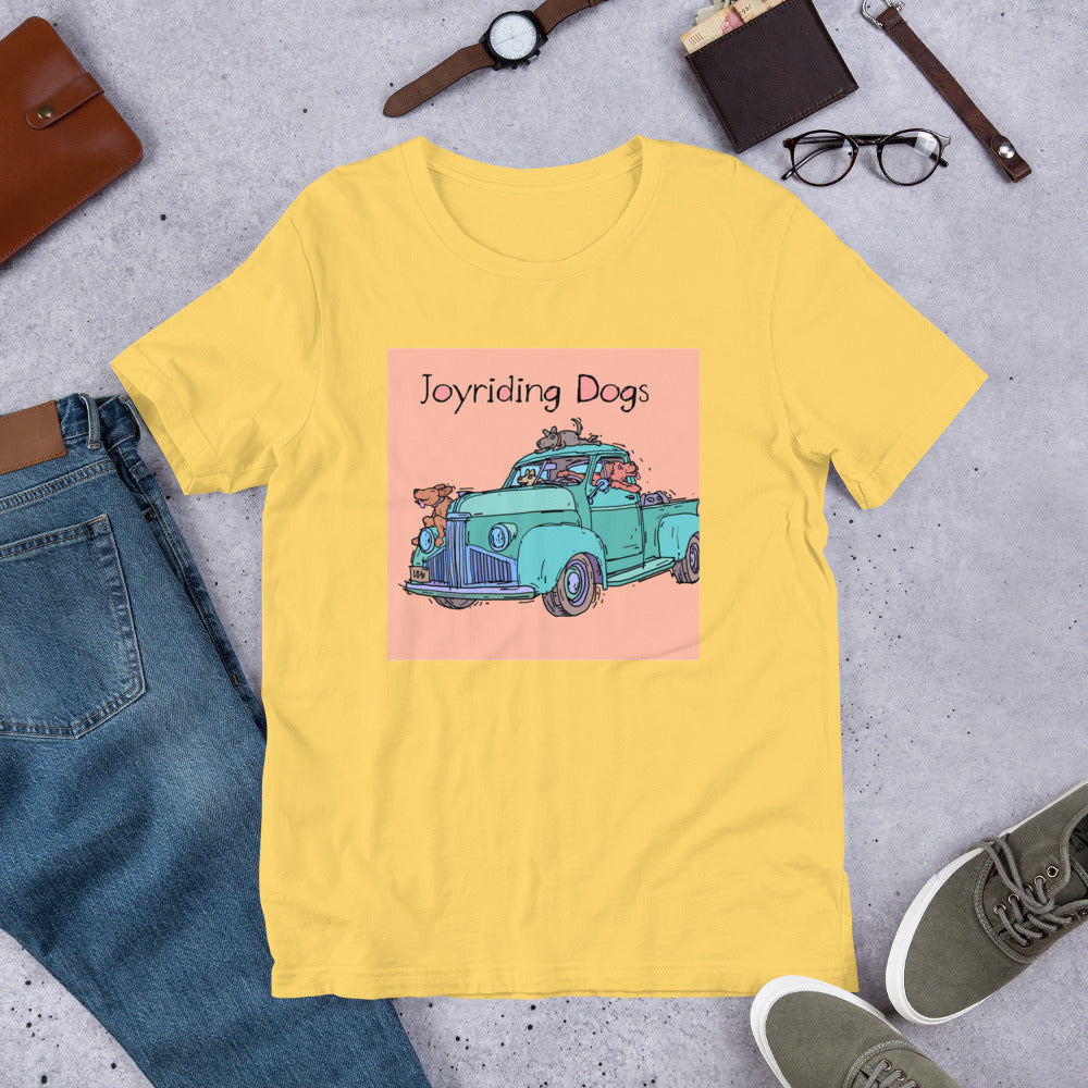 Joyriding Dogs - Green Pickup - Unisex t-shirt