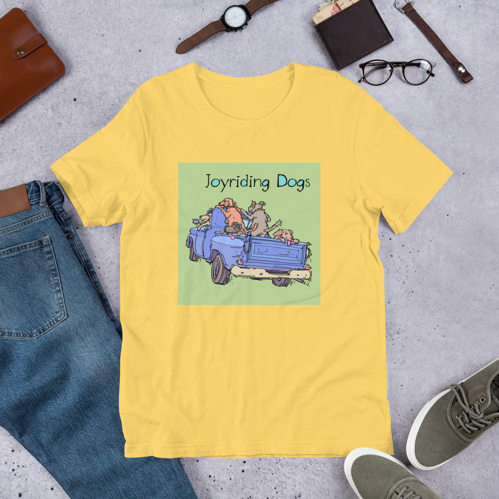 Joyriding Dogs - Blue Pickup - Unisex t-shirt