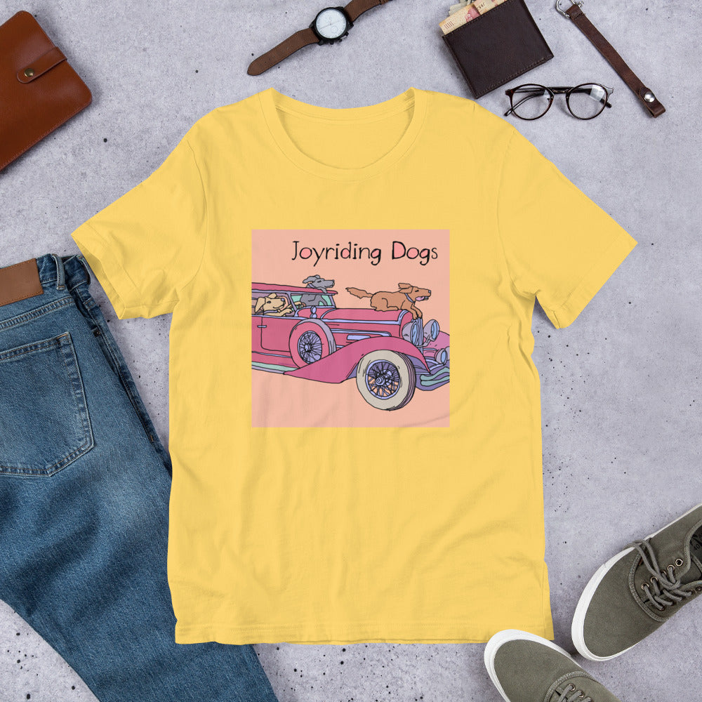 Joyriding Dogs - Red Duesenberg - Unisex t-shirt