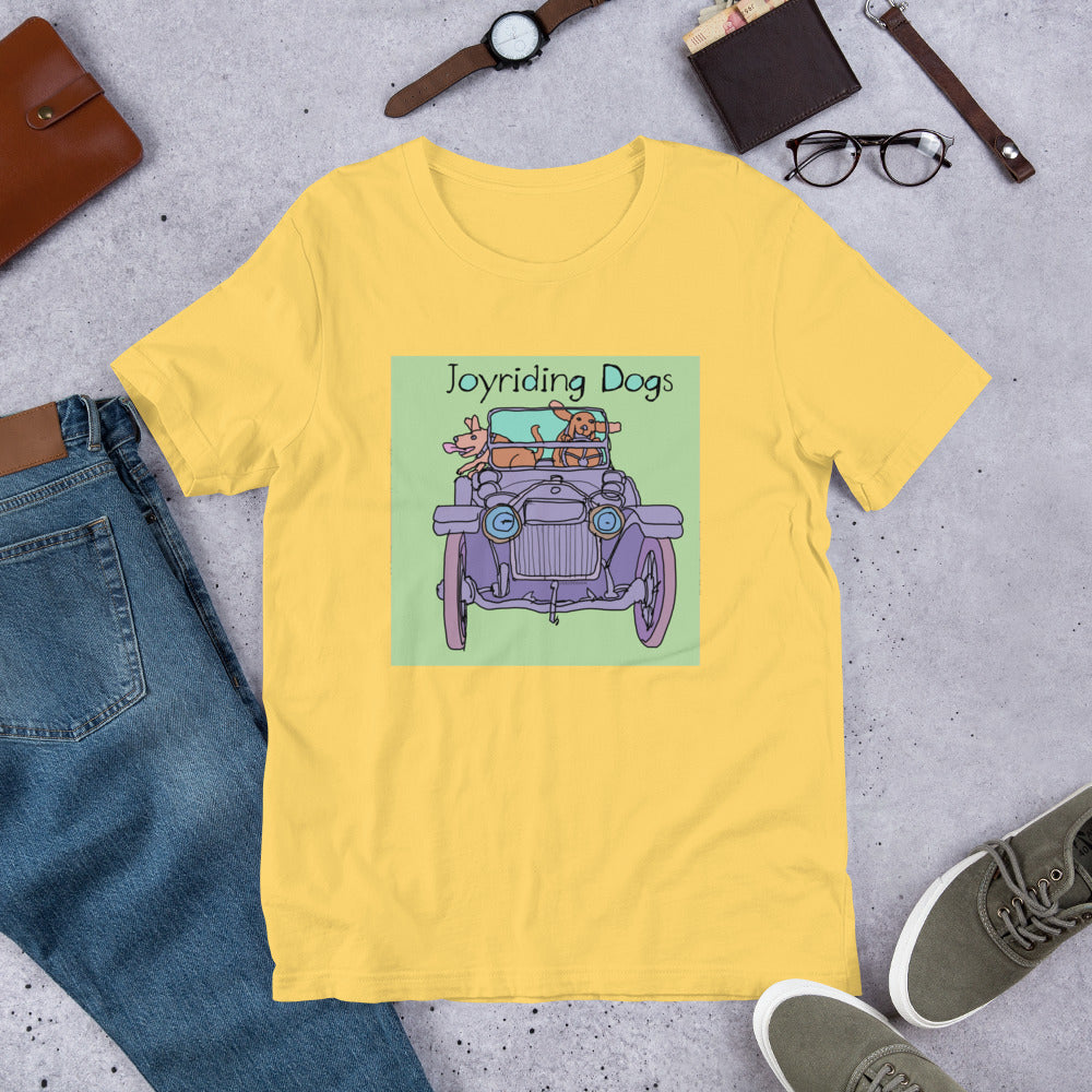 Joyriding Dogs - Violet Car - Unisex t-shirt