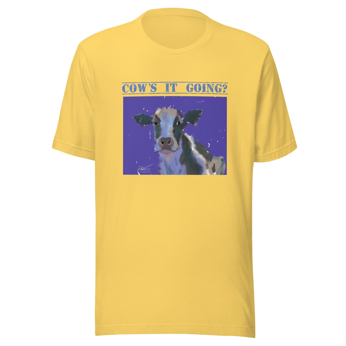 Cow’s It Going - text - Unisex t-shirt