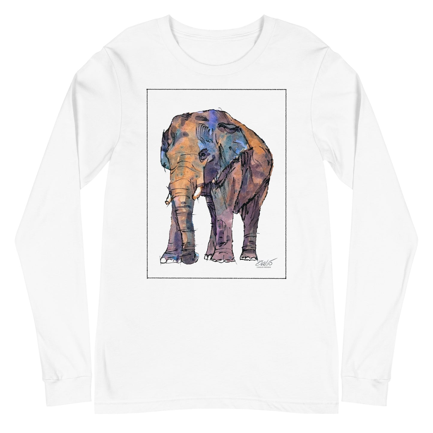 Asian Elephant - Unisex Long Sleeve Tee