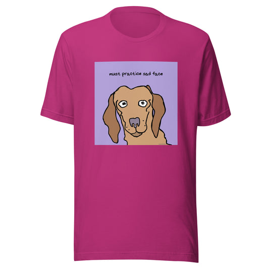 Must Practice Sad Face - Unisex t-shirt