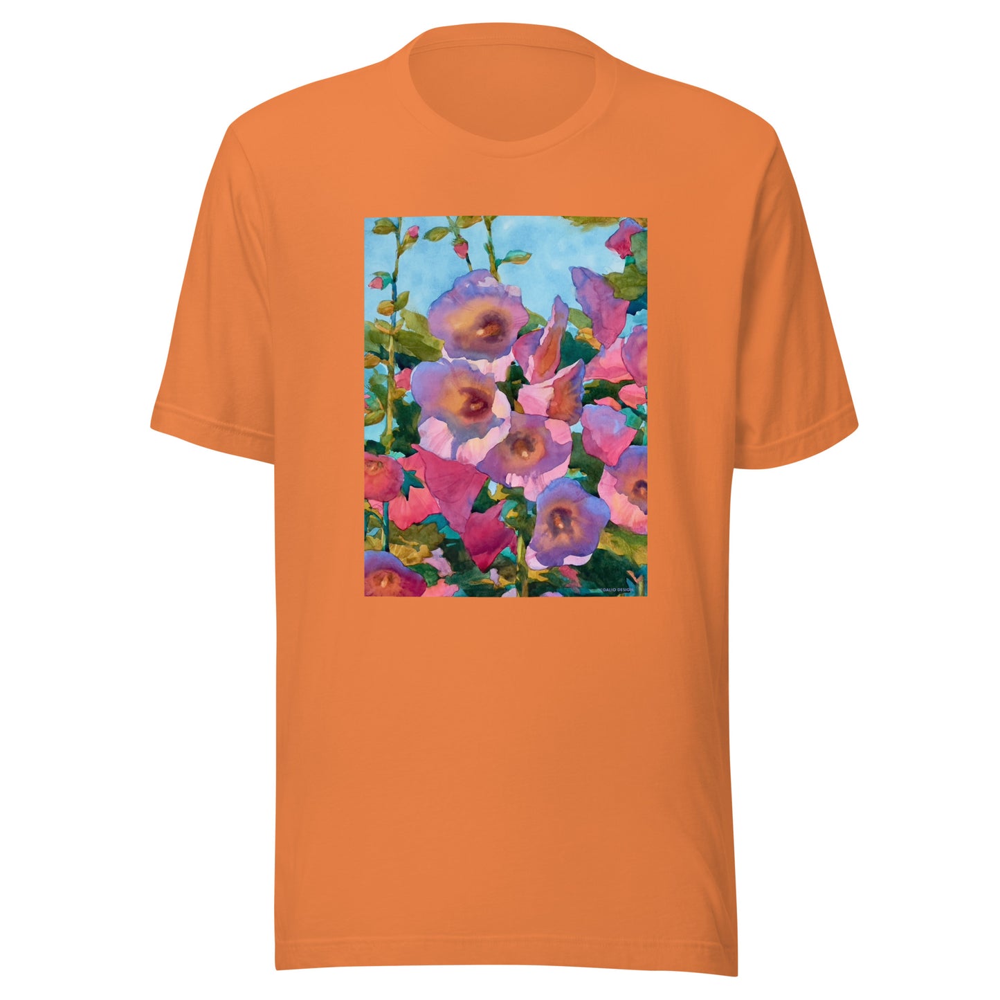 Hollyhocks - Unisex t-shirt