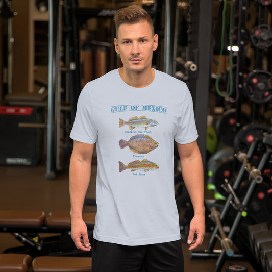 Gulf of Mexico Fishing - Unisex t-shirt