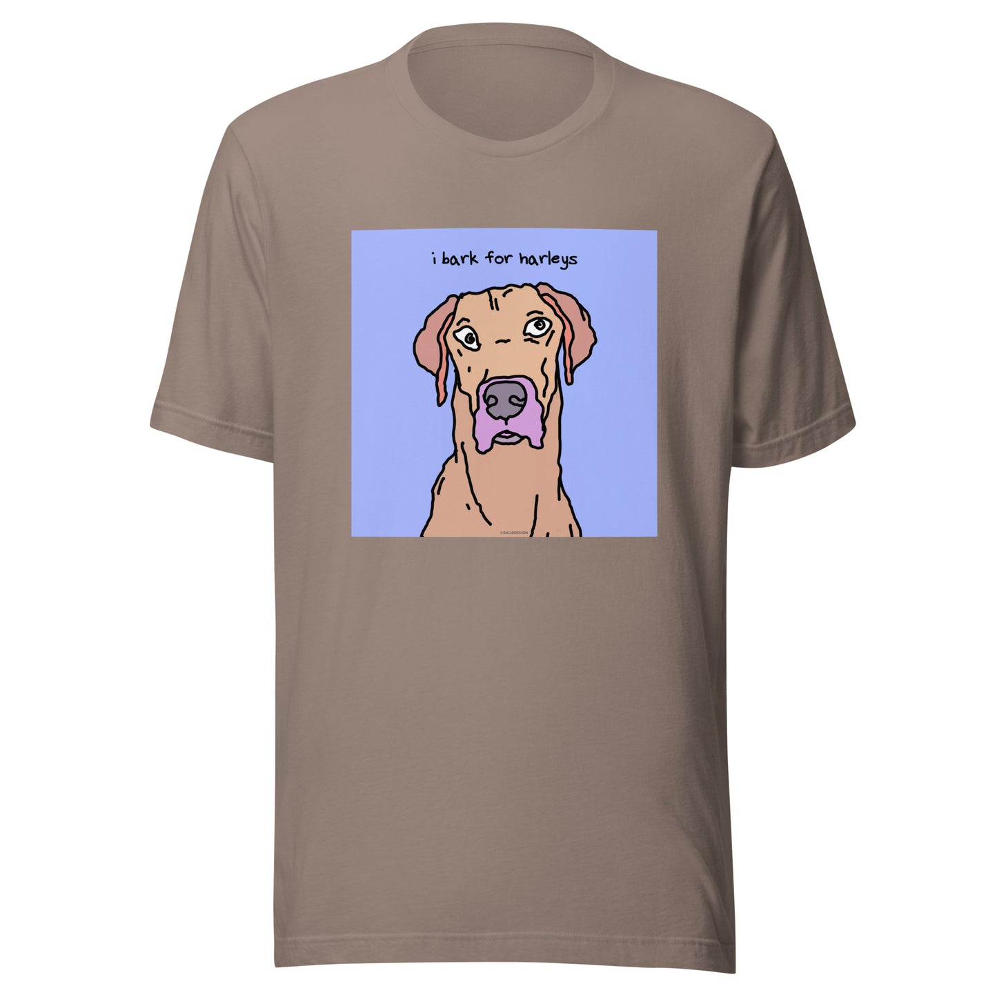 I Bark for Harleys - Unisex t-shirt