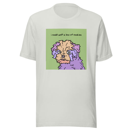 I Could Wolf a Box of Cookies - Unisex t-shirt