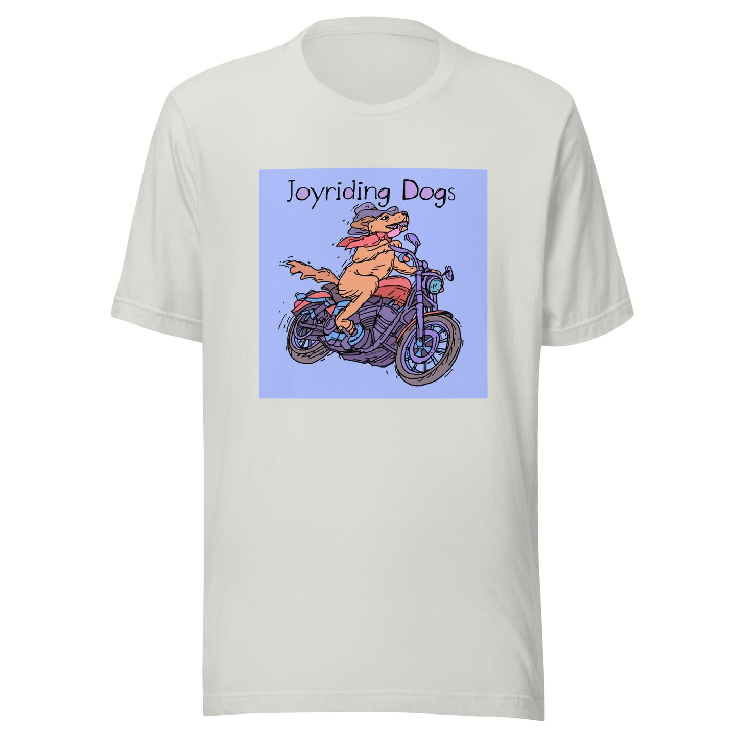 Cowboy Joyriding Dogs - One Rider Red Motorcycle - Unisex t-shirt